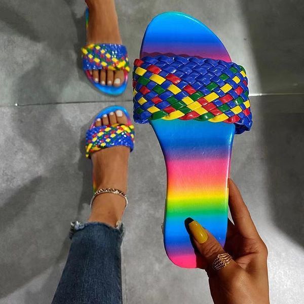 slippers shoes woman's rubber flip flops multicolored sandals slides square toe low big size 2021 hawaiian summer flat scandals, Black
slippers shoes woman's rubber flip flops multicolored sandals slides square toe low big size 2021 hawaiian summer flat scandals, Black