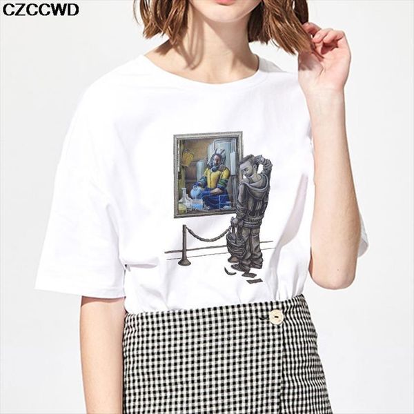 summer harajuku aesthetic famous womens t shirt painting funny fun spoof korean style fashion vintage leisure streetwear top, White
summer harajuku aesthetic famous womens t shirt painting funny fun spoof korean style fashion vintage leisure streetwear top, White
