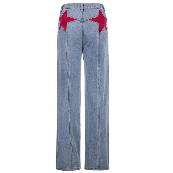 women's jeans 2021 women vintage star patches flare mid waist striped slim fit denim pants, Blue
women's jeans 2021 women vintage star patches flare mid waist striped slim fit denim pants, Blue