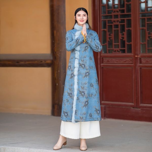 new year chinese national party dresses vintage robe print qipao long dress mandarin collar women improved cheongsam dress 12159, Red
new year chinese national party dresses vintage robe print qipao long dress mandarin collar women improved cheongsam dress 12159, Red