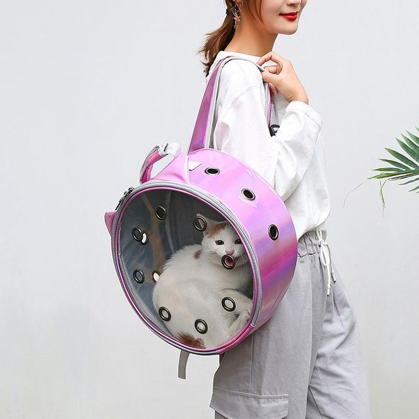 cat carriers,crates & houses backpack solid color bag pet transparent space portable carrier transport
cat carriers,crates & houses backpack solid color bag pet transparent space portable carrier transport