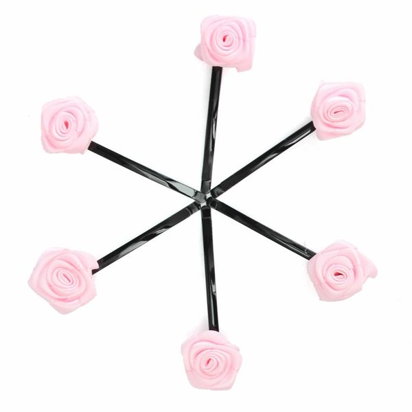 6pcs rose flowers hair pins grips clips accessories for wedding party - white, Black;brown
6pcs rose flowers hair pins grips clips accessories for wedding party - white, Black;brown