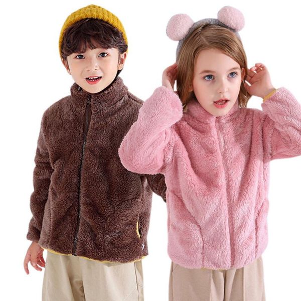 jackets toddler girl boy coat children coral fleece zipper up winter outerwear jacket keep warm clothes, Blue;gray
jackets toddler girl boy coat children coral fleece zipper up winter outerwear jacket keep warm clothes, Blue;gray
