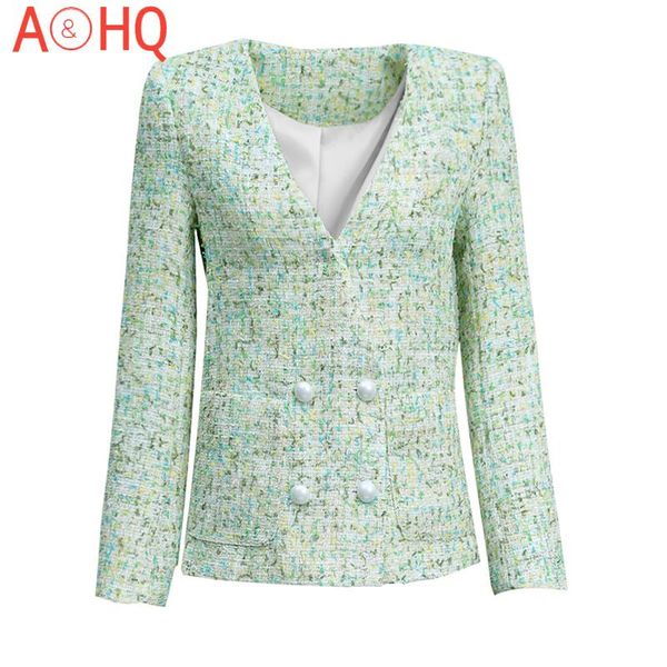 women's jackets tweed jacket women light green spring / autumn winter v-neck long sleeve business ladies one piece coat, Black;brown
women's jackets tweed jacket women light green spring / autumn winter v-neck long sleeve business ladies one piece coat, Black;brown