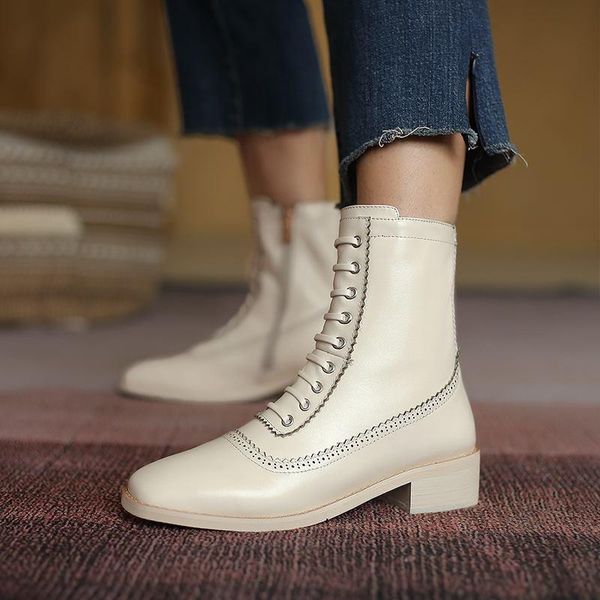boots allbitefo natural genuine leather women waterproof shoes winter fashion leisure thick heel ankle high, Black
boots allbitefo natural genuine leather women waterproof shoes winter fashion leisure thick heel ankle high, Black