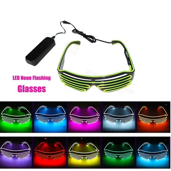 party decoration 10 colors flashing el wire led glasses luminous lighting colorful glowing gift for dj bright light
party decoration 10 colors flashing el wire led glasses luminous lighting colorful glowing gift for dj bright light