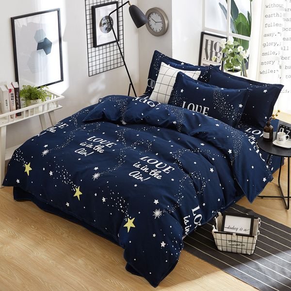 straight home textile simple twill sanding four piece plant cashmere cotton sheet quilt cover bedding
straight home textile simple twill sanding four piece plant cashmere cotton sheet quilt cover bedding