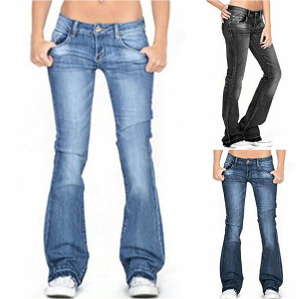 skinny flared jeans womens fashion denim pants bootcut bell bottoms stretch trousers women jeans, Blue
skinny flared jeans womens fashion denim pants bootcut bell bottoms stretch trousers women jeans, Blue