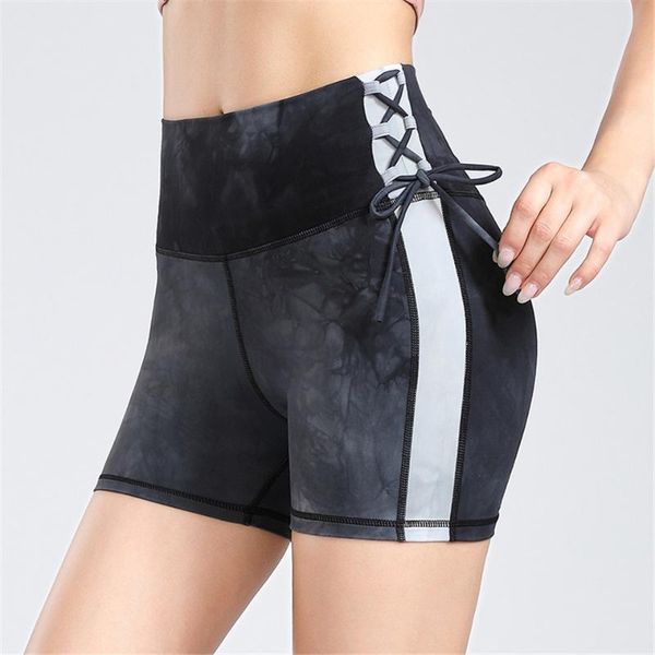 women tie-dye lace-up high waist yoga sports shorts scrunch buworkout running female gym slim leggings outfit
women tie-dye lace-up high waist yoga sports shorts scrunch buworkout running female gym slim leggings outfit