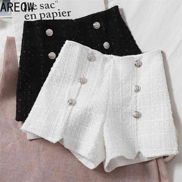 short autumn spring tweed white black 210621