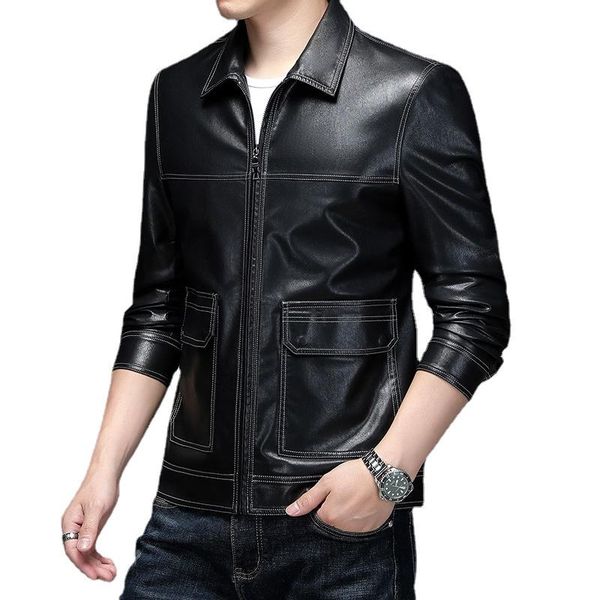 men's jackets 2159 fashion autumn clothing slim short coat lapel young leather jacket, Black;brown
men's jackets 2159 fashion autumn clothing slim short coat lapel young leather jacket, Black;brown