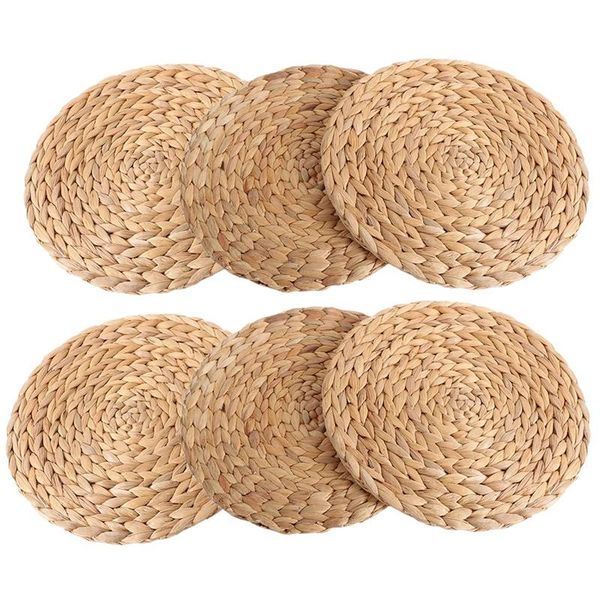 6pack round woven placemats for dining table, 7.8 inch straw braided placemat, heat resistant non-slip weave mats & pads
6pack round woven placemats for dining table, 7.8 inch straw braided placemat, heat resistant non-slip weave mats & pads