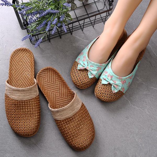 slippers summer linen women non-slip thick bottom floor couple cool men flip flop shoes, Black
slippers summer linen women non-slip thick bottom floor couple cool men flip flop shoes, Black