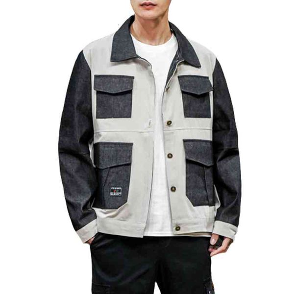men's jackets new mens fashion outerwear male casual jacket stereoscopic patch pocket coat cotton patchwork coats plus size m-5xl, Black;brown
men's jackets new mens fashion outerwear male casual jacket stereoscopic patch pocket coat cotton patchwork coats plus size m-5xl, Black;brown
