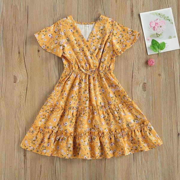 girl's dresses 2021 summer kids baby girl floral dress v-neck boho long one pieces sundress clothes, Red;yellow
girl's dresses 2021 summer kids baby girl floral dress v-neck boho long one pieces sundress clothes, Red;yellow