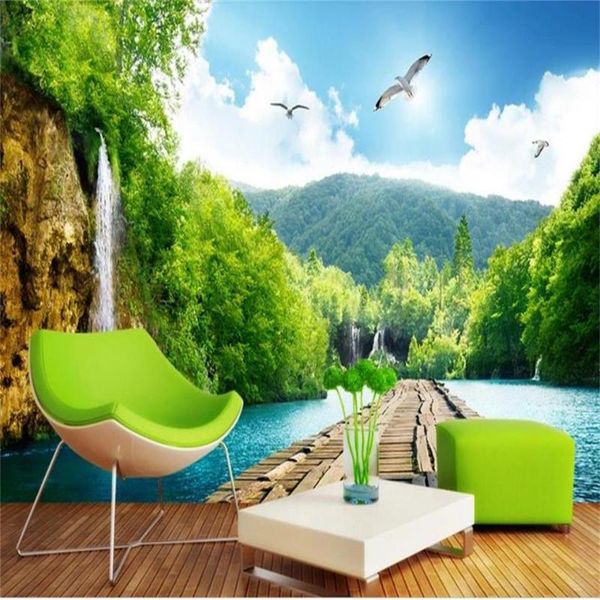 custom 3d po wallpaper mural room sofa tv backdrop living waterfall wooden bridge landscape picture wallpapers
custom 3d po wallpaper mural room sofa tv backdrop living waterfall wooden bridge landscape picture wallpapers