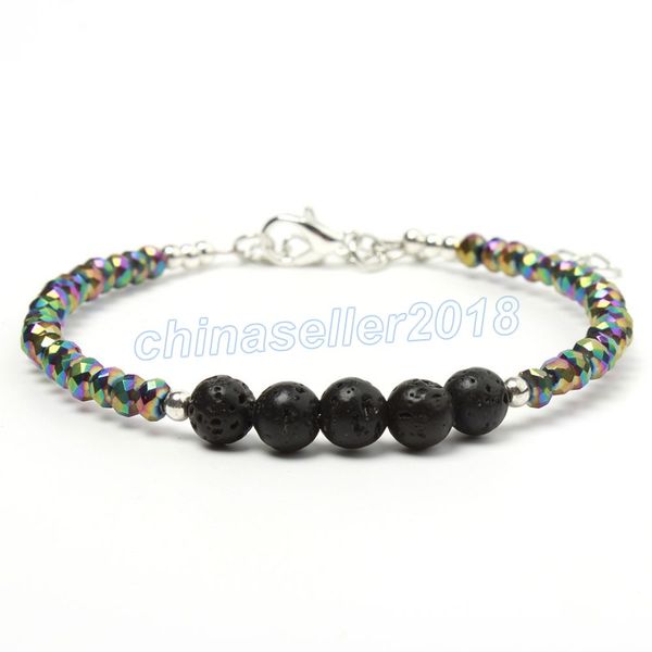 strands crystal beads bracelet for men women braided bracelets handmade adjustable jewelry black lava stone bracelets
strands crystal beads bracelet for men women braided bracelets handmade adjustable jewelry black lava stone bracelets