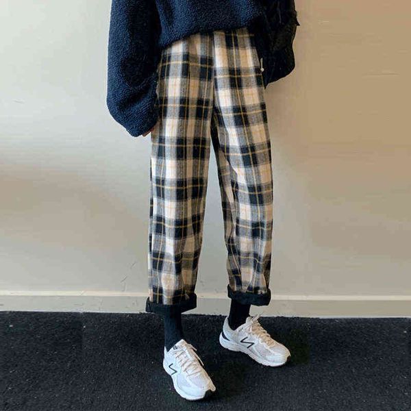 autumn winter jogger pantselegant plaid pants harajuku pants streetwear casual plus fleece sweatpant 211124, Black;white
autumn winter jogger pantselegant plaid pants harajuku pants streetwear casual plus fleece sweatpant 211124, Black;white