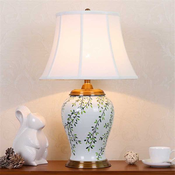 modern pastoral white/green ceramic table lamp spring leaves foyer parlor bed room wedding decor desk reading night light d38 lamps
modern pastoral white/green ceramic table lamp spring leaves foyer parlor bed room wedding decor desk reading night light d38 lamps