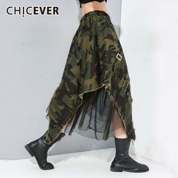 camouflage print skirt for women high waist hit color patchwork mesh asymmetric hem mid skirts female 2021 clothes tide, Black
camouflage print skirt for women high waist hit color patchwork mesh asymmetric hem mid skirts female 2021 clothes tide, Black