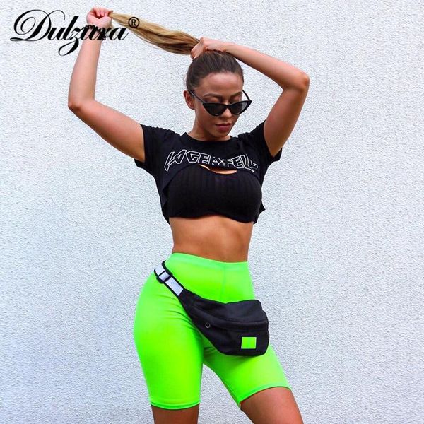 women's shorts dulzura high waist women fitness 2021 workout stretch skinny legins sportswear bottom, White;black 
women's shorts dulzura high waist women fitness 2021 workout stretch skinny legins sportswear bottom, White;black