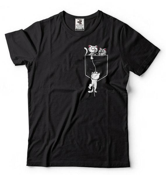 pocket cat t-shirt funny cat pet lover tee shirt birthday gift pocket tee, White;black
pocket cat t-shirt funny cat pet lover tee shirt birthday gift pocket tee, White;black