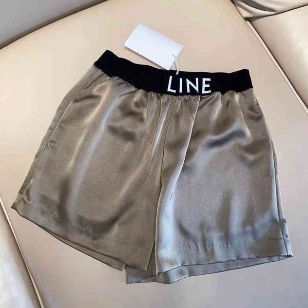 2022 factory wholesale new ce + 21ss summer ribbon elastic waist versatile acetate shorts casual pants women's fashion, White;black
2022 factory wholesale new ce + 21ss summer ribbon elastic waist versatile acetate shorts casual pants women's fashion, White;black