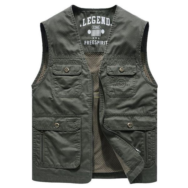 pography waistcoat men outdoor multi-pocket sleeveless jacket military mesh liner breathable hiking fishing vest male men's jackets, Black;brown
pography waistcoat men outdoor multi-pocket sleeveless jacket military mesh liner breathable hiking fishing vest male men's jackets, Black;brown