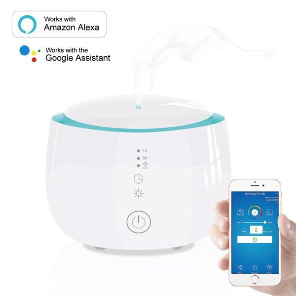 smart home control wifi wireless aroma essential oil diffuser 300ml humidifier tuya/smart life app compatible with amazon alexa google
smart home control wifi wireless aroma essential oil diffuser 300ml humidifier tuya/smart life app compatible with amazon alexa google