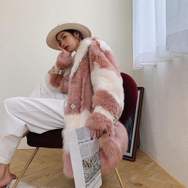 women's fur & faux real coat sheep shearling jackets for women korean female jacket winter clothes 2021 abrigo mujer pph2844, Black
women's fur & faux real coat sheep shearling jackets for women korean female jacket winter clothes 2021 abrigo mujer pph2844, Black