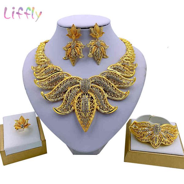 jewelry sets liffly luxury big necklace fashion bridal women dubai gold nigerian wedding indian costume set, Black
jewelry sets liffly luxury big necklace fashion bridal women dubai gold nigerian wedding indian costume set, Black