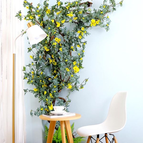 decorative flowers & wreaths 175cm artificial sunflower rattan flower silk daisy vines hanging fake plants leaves cane wedding home room dec
decorative flowers & wreaths 175cm artificial sunflower rattan flower silk daisy vines hanging fake plants leaves cane wedding home room dec