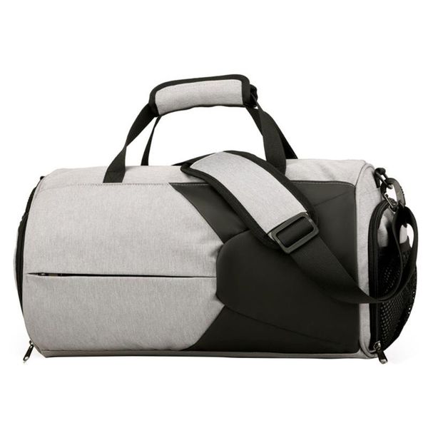 gym bag short distance handbag small duffel sports training travel with shoes compartment for men women light black grey outdoor bags 
gym bag short distance handbag small duffel sports training travel with shoes compartment for men women light black grey outdoor bags