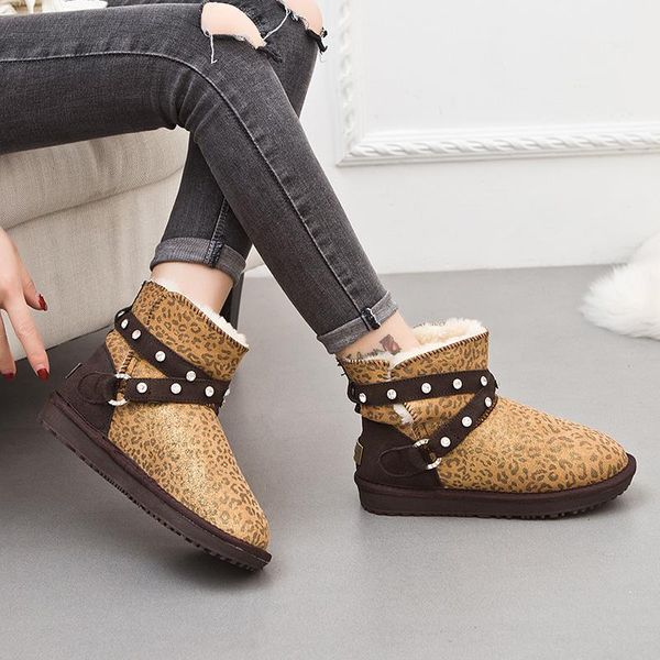 australia women snow boots 100% genuine cowhide leather ankle warm winter woman shoes large size 35-43, Black
australia women snow boots 100% genuine cowhide leather ankle warm winter woman shoes large size 35-43, Black
