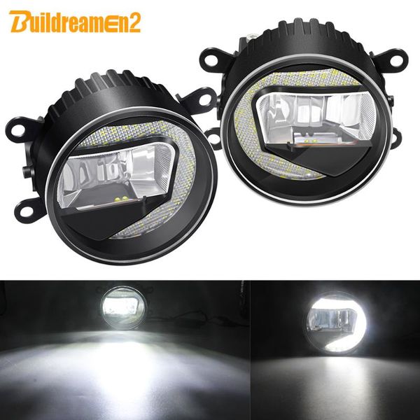 other lighting system 2in1 led fog light + daytime running for frontier pathfinder xterra navara sentra note car lamp drl white 12v