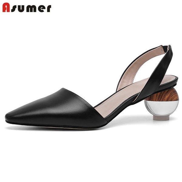 genuine leather shoes women sandals fashion solid color cut outs pointed toe ladies party wedding woman, Black
genuine leather shoes women sandals fashion solid color cut outs pointed toe ladies party wedding woman, Black