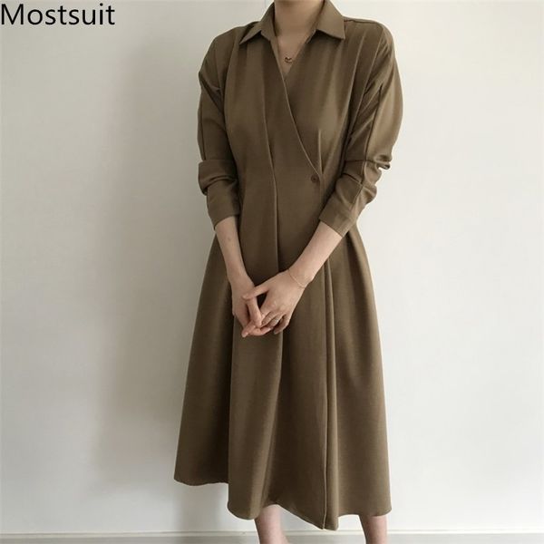 autumn ol style korean v-neck elegant women long dress full sleeve ladies pleated dresses workwear solid vestidos femme 210518, Black;gray
autumn ol style korean v-neck elegant women long dress full sleeve ladies pleated dresses workwear solid vestidos femme 210518, Black;gray