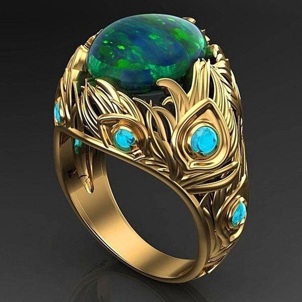 wedding rings fashion luxury blue fire opal for women gold color flowers grass crystal engagement ring party gifts jewelry, Slivery;golden
wedding rings fashion luxury blue fire opal for women gold color flowers grass crystal engagement ring party gifts jewelry, Slivery;golden