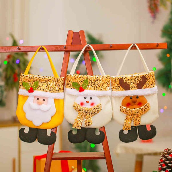 qiaoding new selling decorative products yellow santa handbag sequin christmas gift bag
qiaoding new selling decorative products yellow santa handbag sequin christmas gift bag