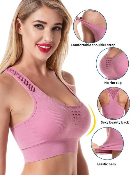 yoga outfit women's fitness sports bra gym sportsunderwear mesh breathable straps tank push up seamless lingerie
yoga outfit women's fitness sports bra gym sportsunderwear mesh breathable straps tank push up seamless lingerie