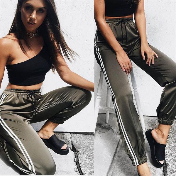 spring autumn casual harem loose women pant trousers hip hop cool girls dance striped side, Black;white
spring autumn casual harem loose women pant trousers hip hop cool girls dance striped side, Black;white