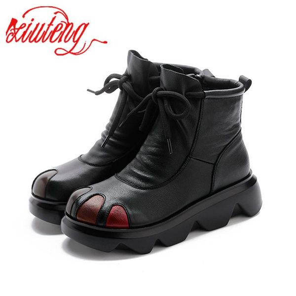 boots xiuteng fashion leather women ankle winter waterproof warm woman snow female non-slip casual shoes ladies, Black
boots xiuteng fashion leather women ankle winter waterproof warm woman snow female non-slip casual shoes ladies, Black