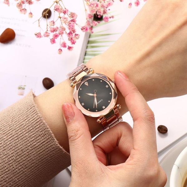 wristwatches women's analogue quartz watches fashion stainless steel strap dress for ladies girls rose gold watch, Slivery;brown
wristwatches women's analogue quartz watches fashion stainless steel strap dress for ladies girls rose gold watch, Slivery;brown