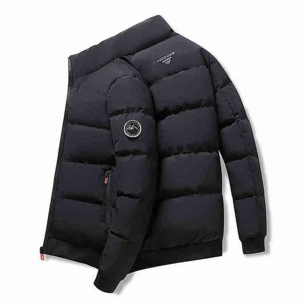 Cotton men's down jacket, high collar top, casual, popular in autumn and winter, 2021, Black
Cotton men's down jacket, high collar top, casual, popular in autumn and winter, 2021, Black