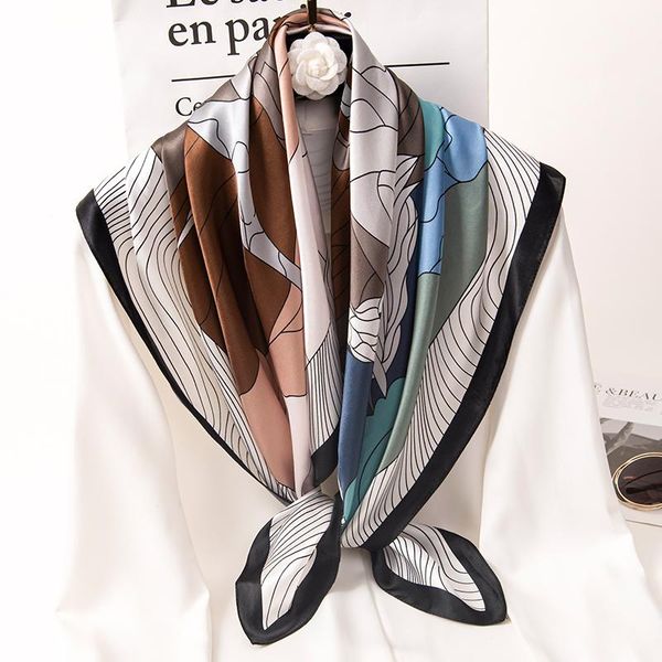 scarves 88x88cm satin square women hangzhou natural silk hair scarf floral bufanda printed headscarf large bandana foulard femme, Blue;gray
scarves 88x88cm satin square women hangzhou natural silk hair scarf floral bufanda printed headscarf large bandana foulard femme, Blue;gray