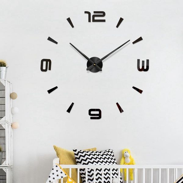 wall clock fashion 3d large diy frameless mute non ticking quartz kit with mirror sticker for bedroom decor clocks
wall clock fashion 3d large diy frameless mute non ticking quartz kit with mirror sticker for bedroom decor clocks