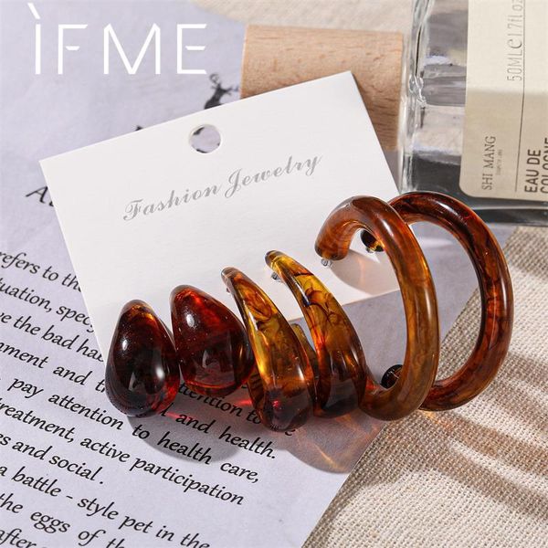 hoop & huggie if me vintage transparent brown color acetate acrylic earrings set for women girl geometric round circle brincos jewelry, Golden;silver
hoop & huggie if me vintage transparent brown color acetate acrylic earrings set for women girl geometric round circle brincos jewelry, Golden;silver