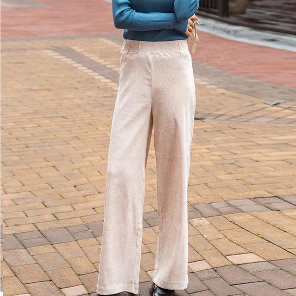 women's pants & capris office lady elegant high waist corduroy straight 2021 spring vintage solid color basic long trousers for women, Black;white
women's pants & capris office lady elegant high waist corduroy straight 2021 spring vintage solid color basic long trousers for women, Black;white