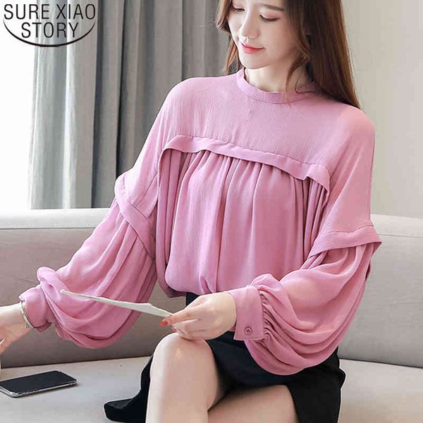 lantern long sleeve chiffon shirts women autumn sweet pink ladies fashion casual womens and blouses 10514 210417, White
lantern long sleeve chiffon shirts women autumn sweet pink ladies fashion casual womens and blouses 10514 210417, White