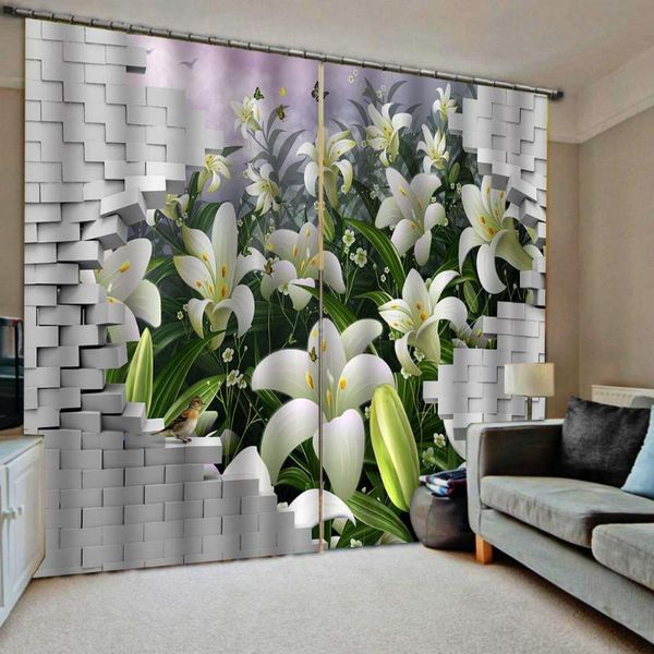 curtain & drapes custom any size idyllic flower wall brick scenery curtains 3d digital print for living room bedroom home decor
curtain & drapes custom any size idyllic flower wall brick scenery curtains 3d digital print for living room bedroom home decor